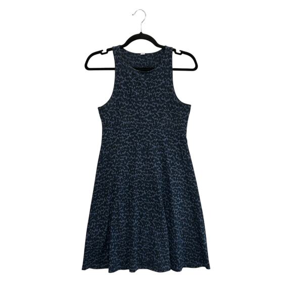 Athleta Santorini Thera Printed Dress Women's Sz XS Allure Navy A-Line Sporty - Picture 1 of 5